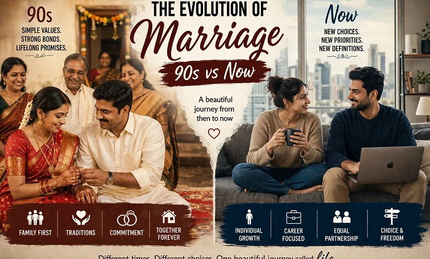 90s Indian Marriage