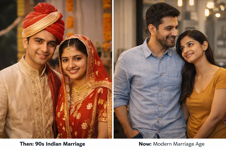 90s Indian Marriage