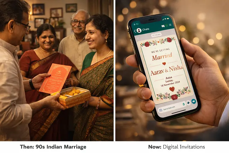 90s Indian Marriage
