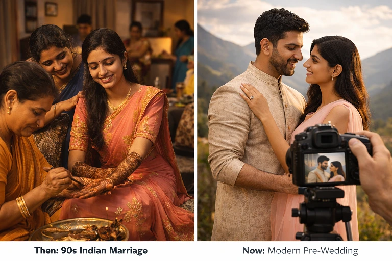 90s Indian Marriage