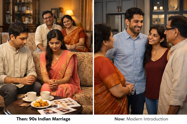 90s Indian Marriage